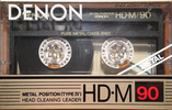 Compact Cassette Denon HD-M 90 Type IV Metal 1988 Europe, USA