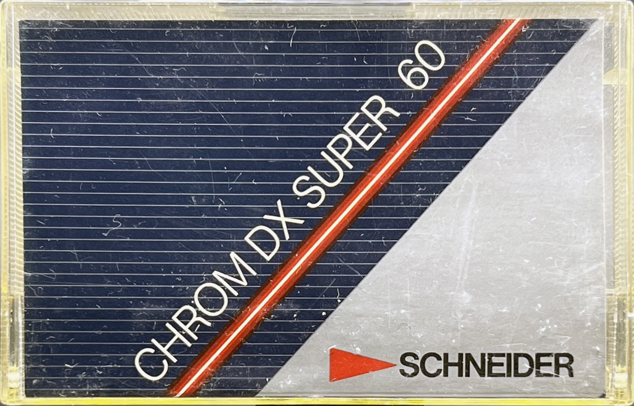 Compact Cassette Schneider Chrom DX Super 60 Type II Chrome 1985 Europe