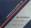 Compact Cassette Schneider Chrom DX Super 60 Type II Chrome 1985 Europe