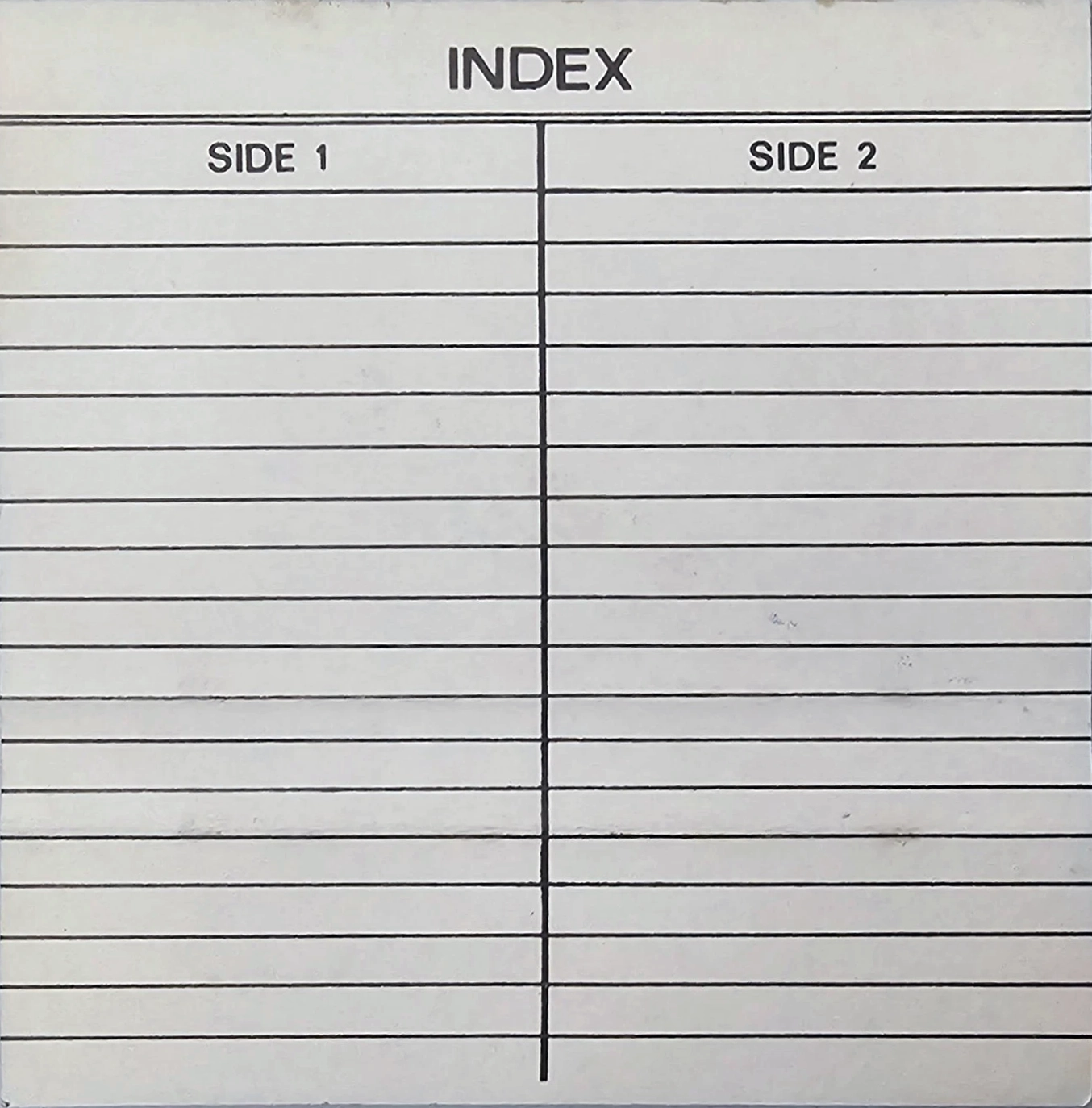 Compact Cassette Jumbo 90 Type I Normal Unknown Country