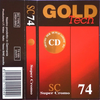 Compact Cassette Gold Tech SC 74 Type II Chrome 1994 Italy