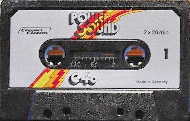 Compact Cassette Power Sound 40 Type II Chrome 1980 Germany