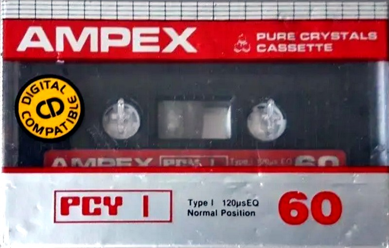Compact Cassette Ampex PCY 60 Type I Normal 1981 North America
