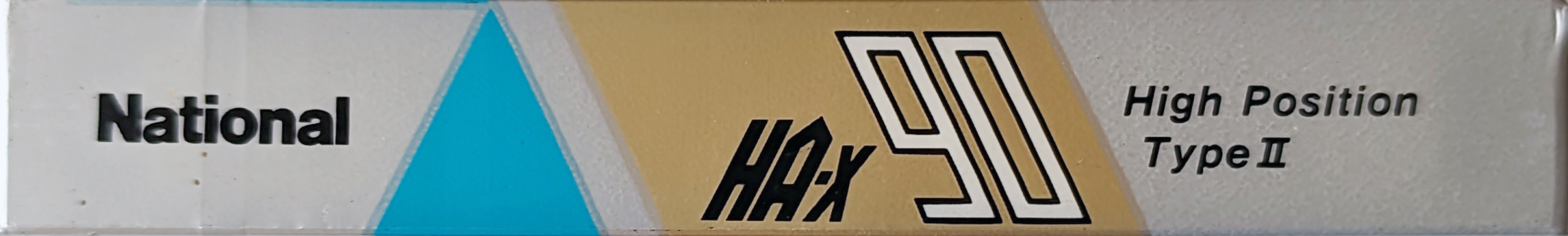 Compact Cassette National HA-X 90 "RT-HA90X" Type II Chrome 1987 Japan