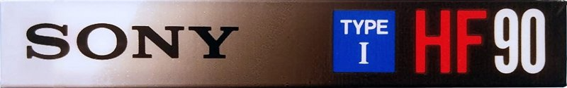 Compact Cassette Sony HF 90 Type I Normal 1990 North America
