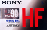 Compact Cassette Sony HF 90 Type I Normal 1990 North America