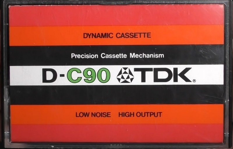 Compact Cassette TDK D 90 Type I Normal 1975 Europe, USA