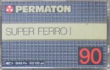 Compact Cassette Permaton Super Ferro I 90 Type I Normal 1984 Germany