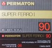 Compact Cassette Permaton Super Ferro I 90 Type I Normal 1984 Germany
