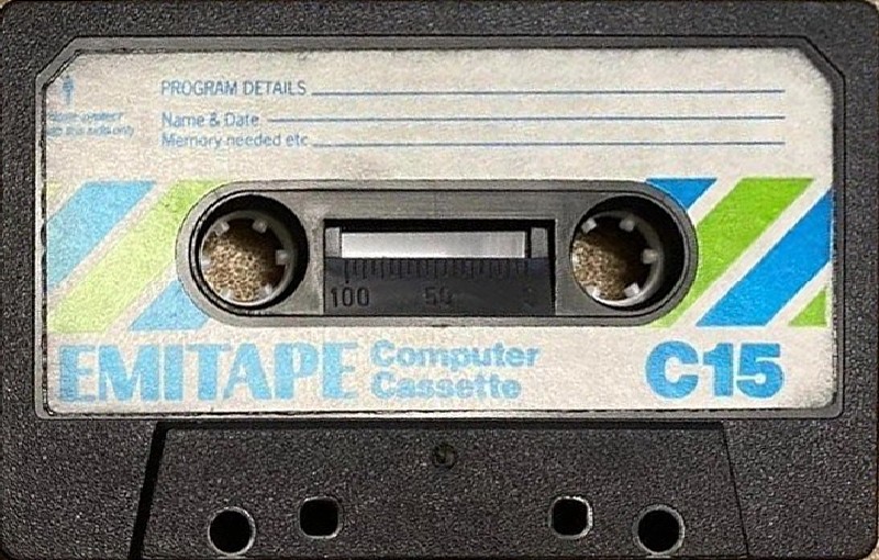 Compact Cassette EMITAPE 15 Computer Cassette 1981 UK