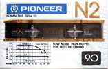 Compact Cassette Pioneer N2 90 Type I Normal 1981 Japan
