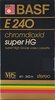 VHS, Video Home System BASF super HG 240 Type II Chrome 1985 Europe