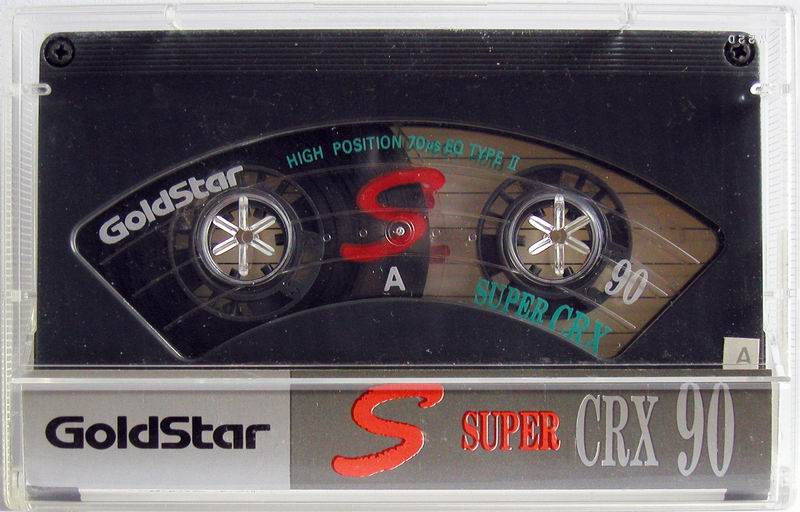 Compact Cassette Goldstar CRX 90 Type II Chrome 1991 USA