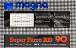 Compact Cassette Magna Super Ferro XD 90 Type I Normal 1984 Europe