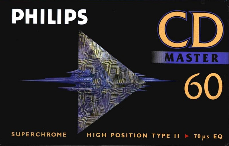 Compact Cassette Philips CD Master 60 Type II Chrome 1994 Europe