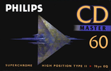 Compact Cassette Philips CD Master 60 Type II Chrome 1994 Europe
