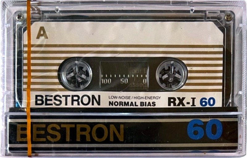 Compact Cassette Bestron RX-I 60 Type I Normal 1986 USA