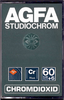 Compact Cassette AGFA Studiochrom 60+6 Type II Chrome 1980 Europe