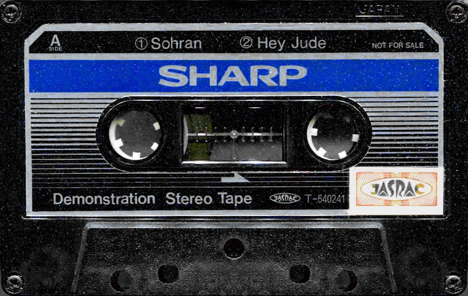 Compact Cassette Sharp "T-640241" Demonstration Tape 1981 Worldwide