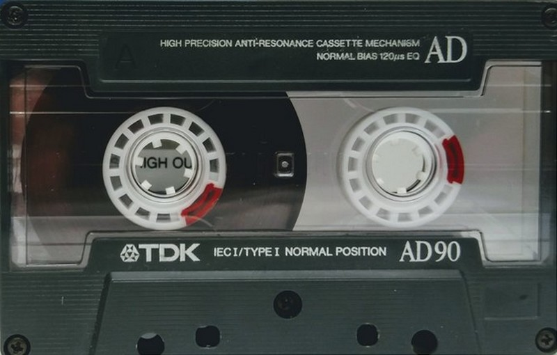 Compact Cassette TDK AD 90 Type I Normal 1988 Australia, Europe