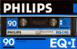 Compact Cassette Philips EQ-I 90 Type I Normal 1987 Europe
