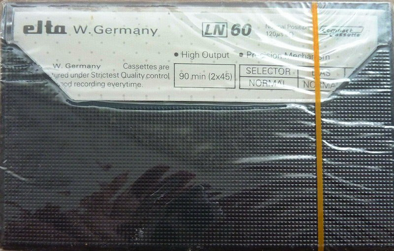 Compact Cassette Elta 60 Type I Normal 1992 Europe