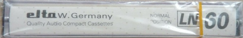 Compact Cassette Elta 60 Type I Normal 1992 Europe