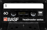 Compact Cassette BASF Headmaster Series 60 Type I Normal 1976 USA