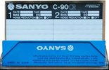 Compact Cassette Sanyo CR 90 Type II Chrome 1978 Europe