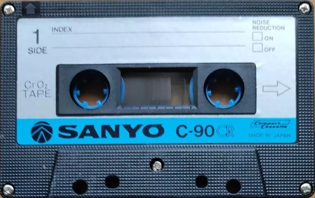 Compact Cassette Sanyo CR 90 Type II Chrome 1978 Europe