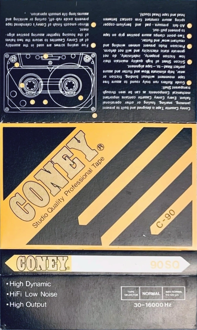 Compact Cassette Coney 90 "SQ" Type I Normal India