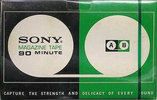 Compact Cassette Sony 90 "Magazine Tape" Type I Normal 1967 Japan