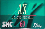 Compact Cassette SKC AX 60 Type I Normal 1995 Europe
