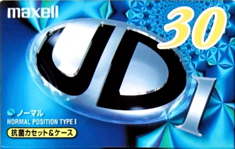 Compact Cassette Maxell UDI / UD1 30 "UD1-30M" Type I Normal 1999 Japan