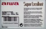 Compact Cassette Aiwa FRC 90 "SE Super Excellent" Type I Normal 1988 Europe