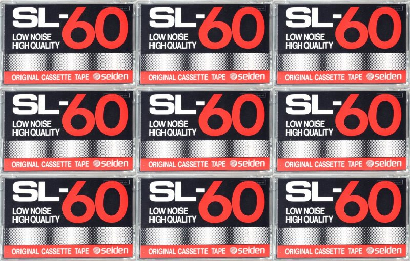 Compact Cassette Seiden 60 Type I Normal Japan