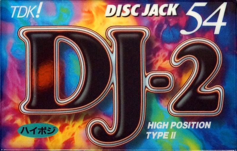 Compact Cassette TDK DJ2 Disc Jack 54 "DJ2-54N" Type II Chrome 1996 Japan