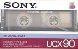 Compact Cassette Sony UCX 90 Type II Chrome 1985 Europe