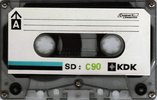Compact Cassette KDK SD 90 Type I Normal 1973 Worldwide