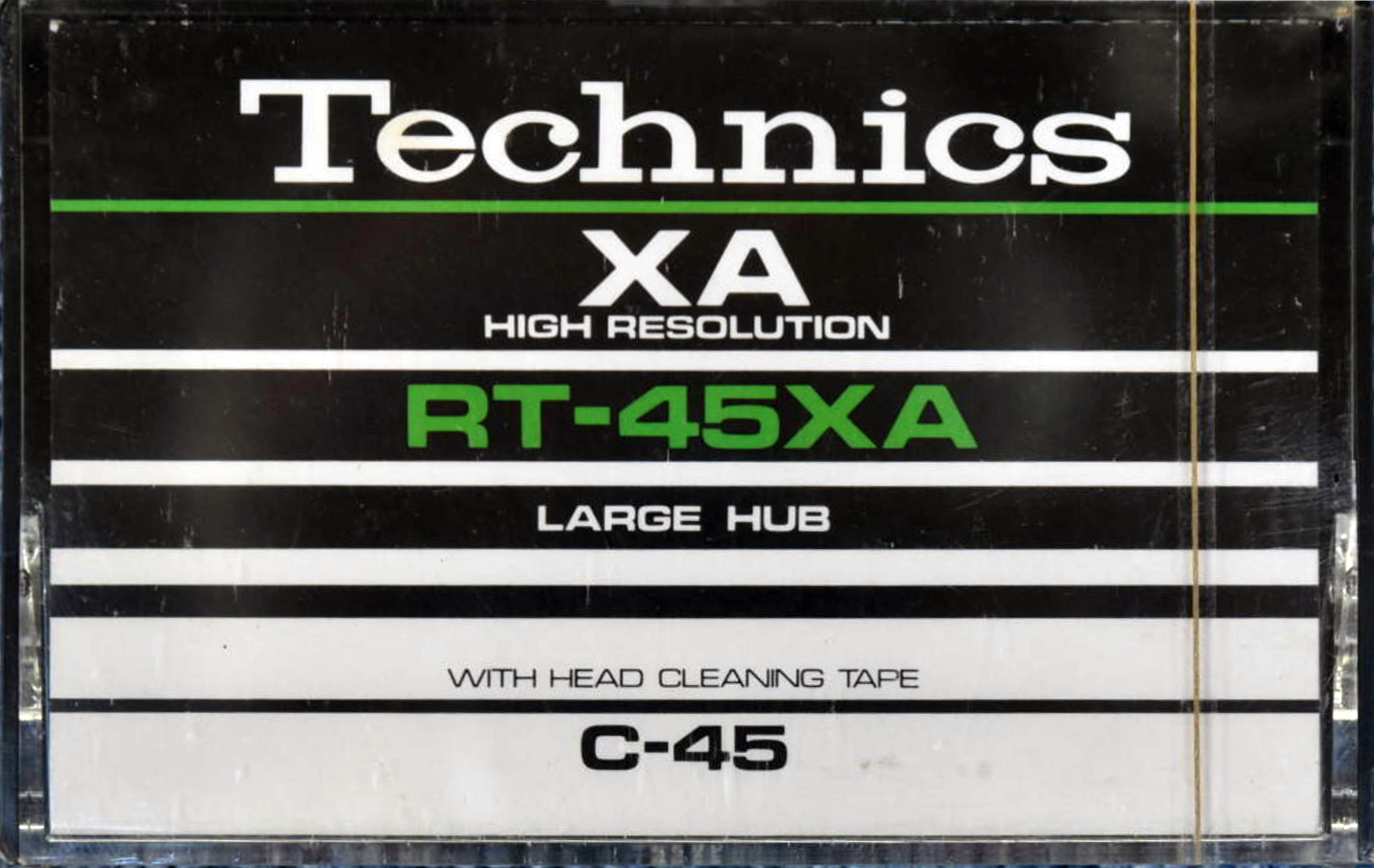 Compact Cassette Technics XA 45 "RT-45XA" Type I Normal 1977 Japan