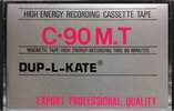 Compact Cassette Dup-L-Kate 90 "C-90 M.T" Type I Normal Australia