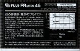 Compact Cassette Fuji FR Metal 46 Type IV Metal 1982 Japan