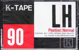 Compact Cassette K - Tape 90 "LH" Type I Normal 1977 Hong Kong