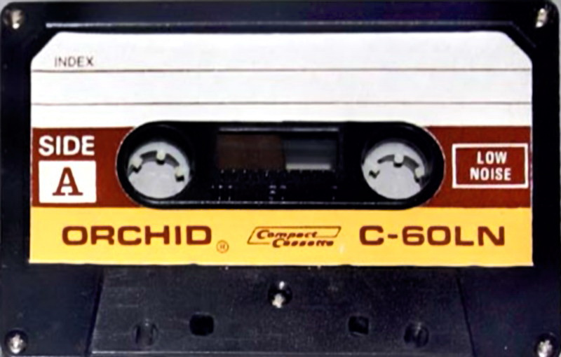 Compact Cassette Orchid 60 Type I Normal Hong Kong