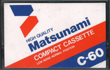 Compact Cassette Matsunami 60 Type I Normal 1978 Japan