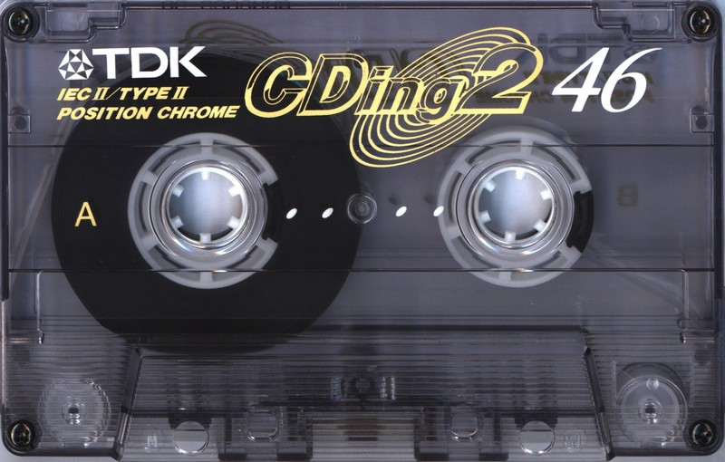 Compact Cassette TDK CDing 2 46 "CDING2-46EC" Type II Chrome 2001 Europe