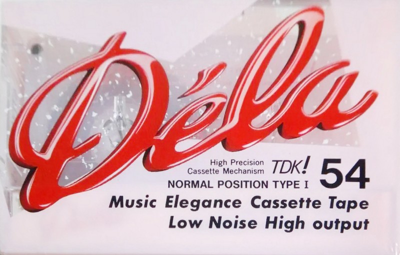 Compact Cassette TDK Dela 54 Type I Normal 1989 Japan
