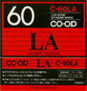 Compact Cassette CO-OP LA 60 Type I Normal 1978 Japan