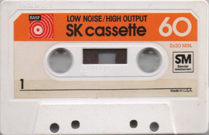 Compact Cassette BASF SK 60 Type I Normal 1974 USA