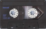 Compact Cassette Maxell UDI-S 60 Type I Normal 1986 Europe